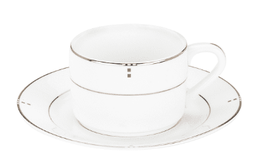 Cubiq Tea Cup Saucer  155mm x6