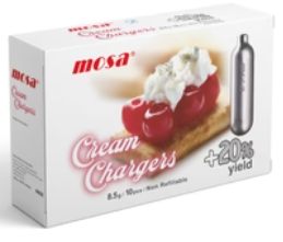 Mosa N20 Bulbs for Cream Whipper x10