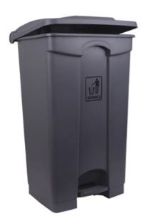 Polypropylene Pedal Bin Grey 87L