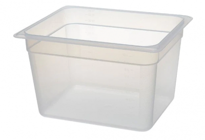 Gastronorm Polypropylene Clear 1/2 200mm