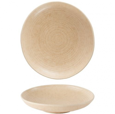 Rustico Premium Stoneware Nude Deep Plate 26cm/10?"