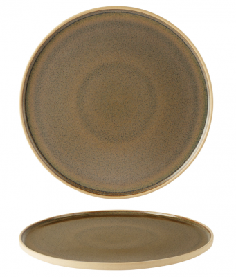Fawn Walled Plate 26cm/10"