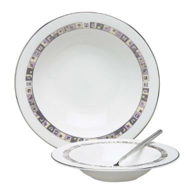 Clarity Rimmed Soup Plate  215mm x6