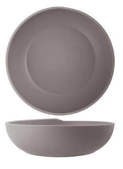 Sand Brown Copenhagen Melamine Bowl 28 x 7.5cm