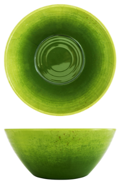 Light Green Glazed Melamine Casablanca Bowl 24.5 x 10cm