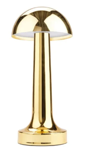 Dome Brassy Table Lamp 22cm/8.5Inch