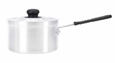 Saucepan with Lid & Silicone Handle Aluminium Heavy Duty 18cm