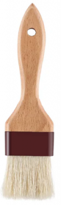 Pastry Brush Natural Bristle Flat 2Inch