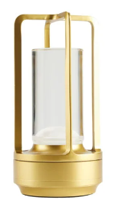 Industrial Brassy Table Lamp 17.5cm/6Inch