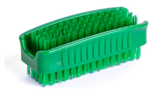 Washable Nail Brush Green
