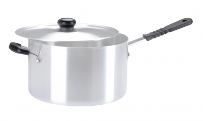 Saucepan with Silicone Handle Aluminium Medium Duty 26cm