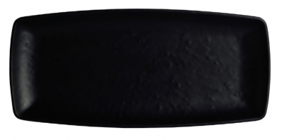 Cali Black Rectangle Melamine Plate 24.1 x 11cm (9 1/2 x 4 1/3Inch )