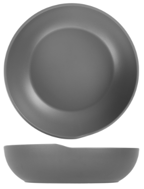 Grey Copenhagen Melamine Bowl 28 x 7.5cm