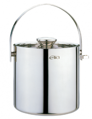 Ice Pail Curved, Double Wall with ice tong 4.5L
