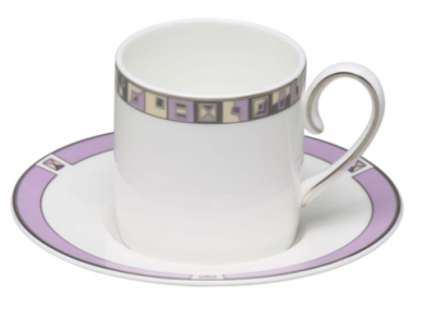Clarity Coffee Cup Saucer  120mm x6