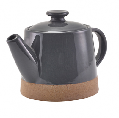 Kava Dark Grey Stoneware Teapot 48cl/ 16.8oz