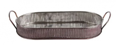 Combo/Serving Platter Antique Copper 34cm