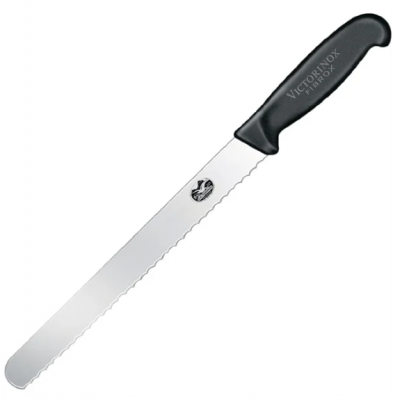 Victorinox Fibrox Serrated Larding Knife Black 30cm