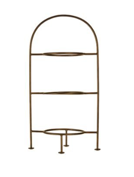 3-Tier Cake Stand Copper 27.5cm 10.8inch