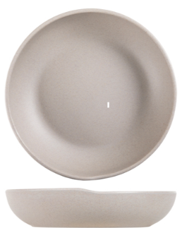 Sand Brown Copenhagen Melamine Coupe Bowl 24.5 x 5.3cm