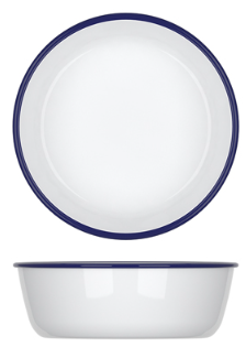 Enamel Melamine Athens Bowl 22.5 x 7.5cm