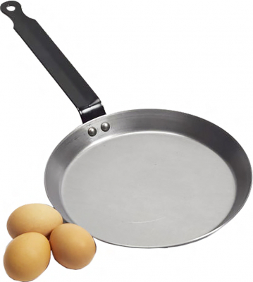 Crepe Pan Black Iron 9Inch/24cm