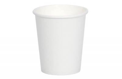 Coffee Cup Single Walled White (PE Lined) 8oz x1000