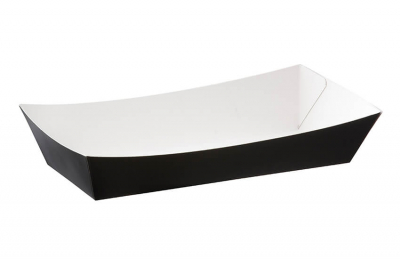 Meal Tray Medium Black 240x150x45mm x500