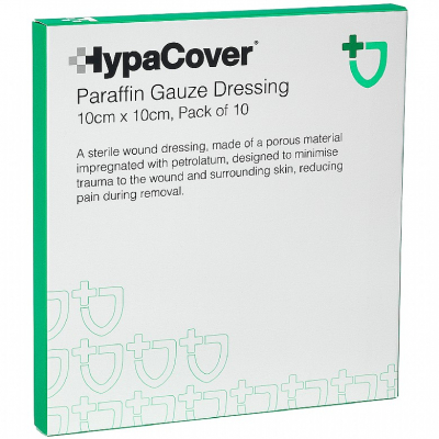 HypaCover Paraffin Gauze Dressing 10cm x10