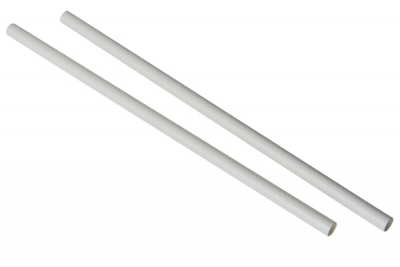 Paper Smoothie Straw White 9Inch 8mm x250
