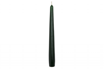 Taper Candle Dark Green x100