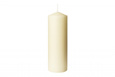 Pillar Candle Ivory 200x70mm x6