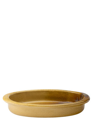 Murra Toffee Oval Eared Dish 8.5Inch (22cm)