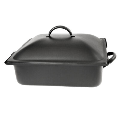 Homestyle Black Induction Rectangle Chafer 39.4 x 27.9 x 20.3cm 3.8ltr (15 1/2 x 11 x 8" 4qts)