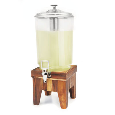 Steelite DWH Fusion Buffet: Juicer w/ Wood Base - 11.4 L (12 qt) Natural Teak