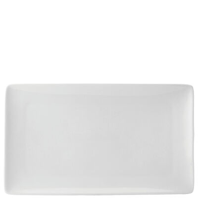 Pure White Rect Plate 13.75 x 8.25Inch (35 x 21cm)
