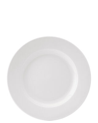 Pure White Wide Rim Plate 8.5" (22cm)