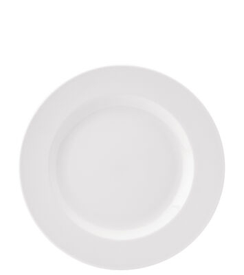 Pure White Wide Rim Plate 10" (25.5cm)