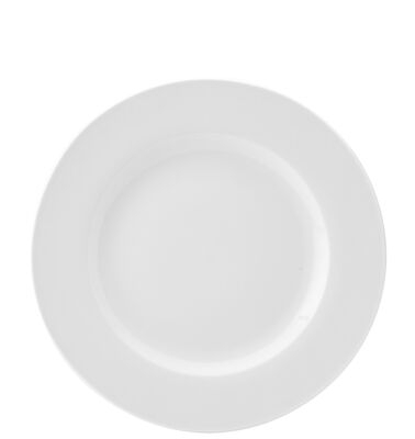 Pure White Wide Rim Plate 10.6Inch (27cm)