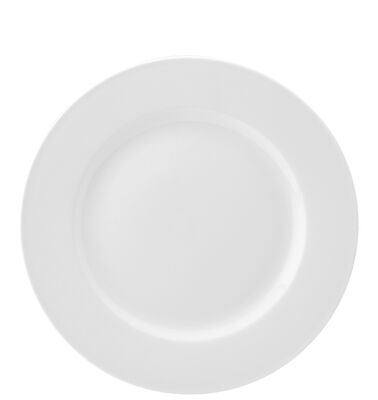 Pure White Wide Rim Plate 11.5Inch (29cm)