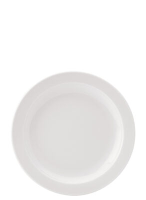Pure White Narrow Rim Plate 8" (20.6cm)