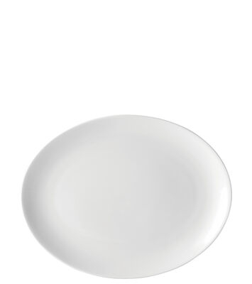 Pure White Oval Plate 10Inch (25.5cm)