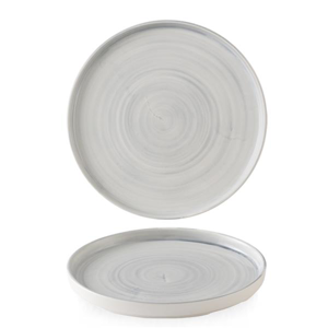 Stonecast Canvas Grey Walled Plate 6.3"