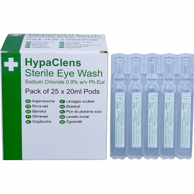 HypaClens Sterile Eye Wash Pods x25