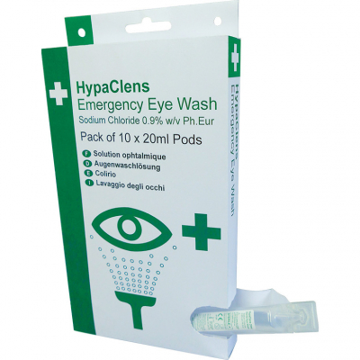 HypaClens Emergency Eye Wash Dispenser 20ml x10