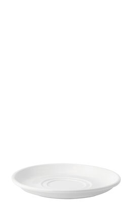 Pure White Double Well Saucer 7" (17.5cm)