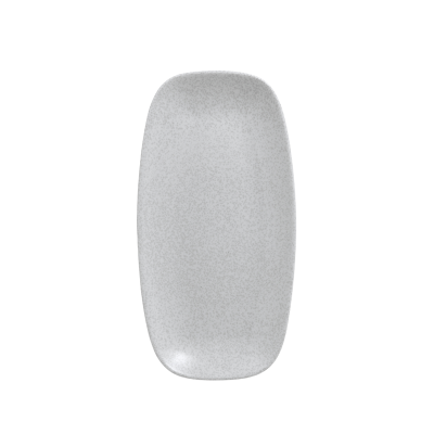 Dudson Evo Origins Fawn White  Chefs Oblong Plate 11 3/4X6"