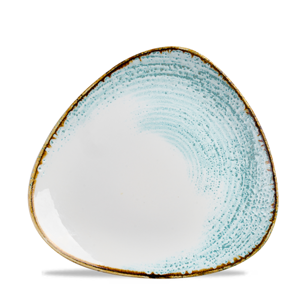 Homespun Accents Aquamarine Lotus Plate 9Inch