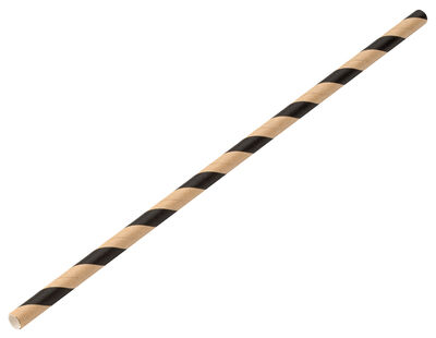 Paper Brown/Black Stripe Straw 8Inch (20cm) x250