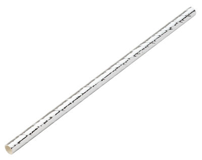 Paper Silver Cocktail Straw 5.5Inch (14cm) 5mm Bore x250